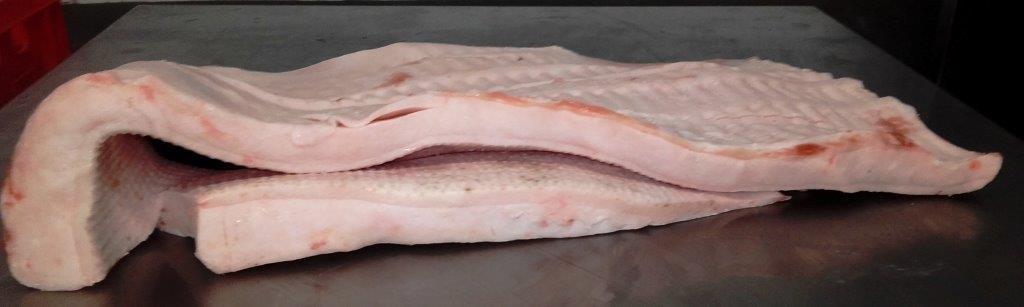 Back fat without rind (Porcine: Pork)